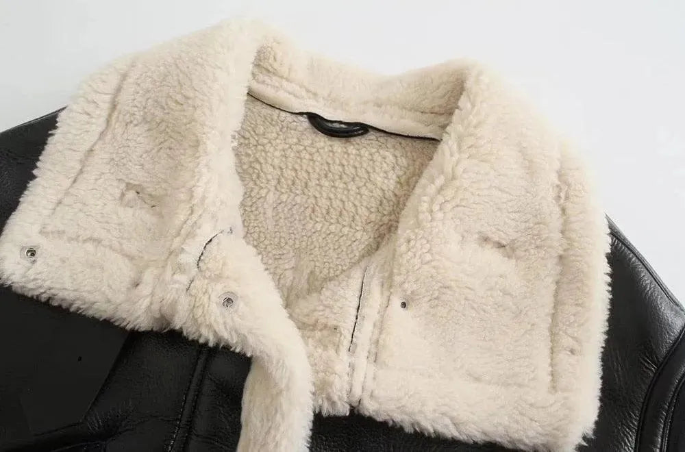 Kids Aviator Bomber Jacket Warm Style