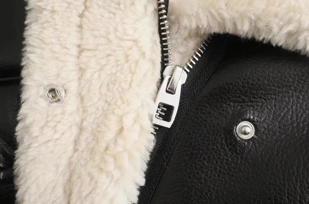 Kids Aviator Bomber Jacket Warm Style