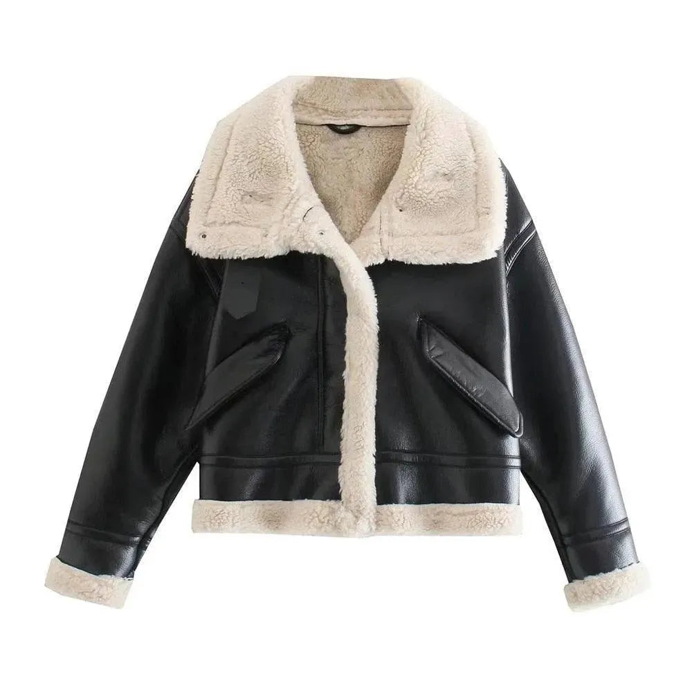 Kids Aviator Bomber Jacket Warm Style