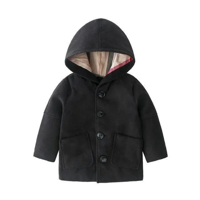 Kids Hooded Parka Jacket Warm Style