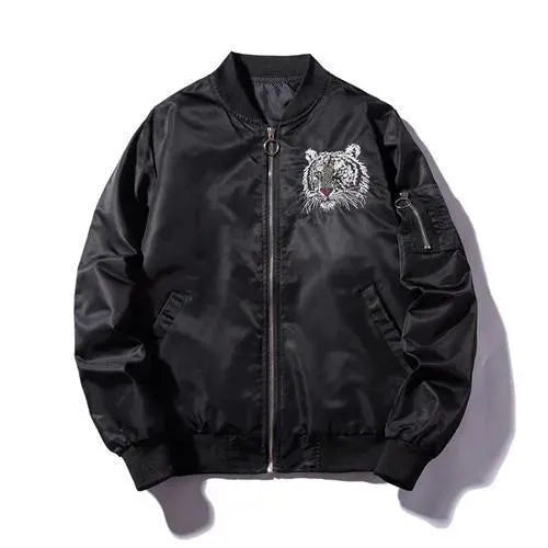 Men’s Animal Print Bomber Jacket Style