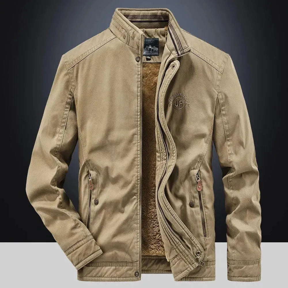 Men’s Bomber Jacket Warm Casual Style