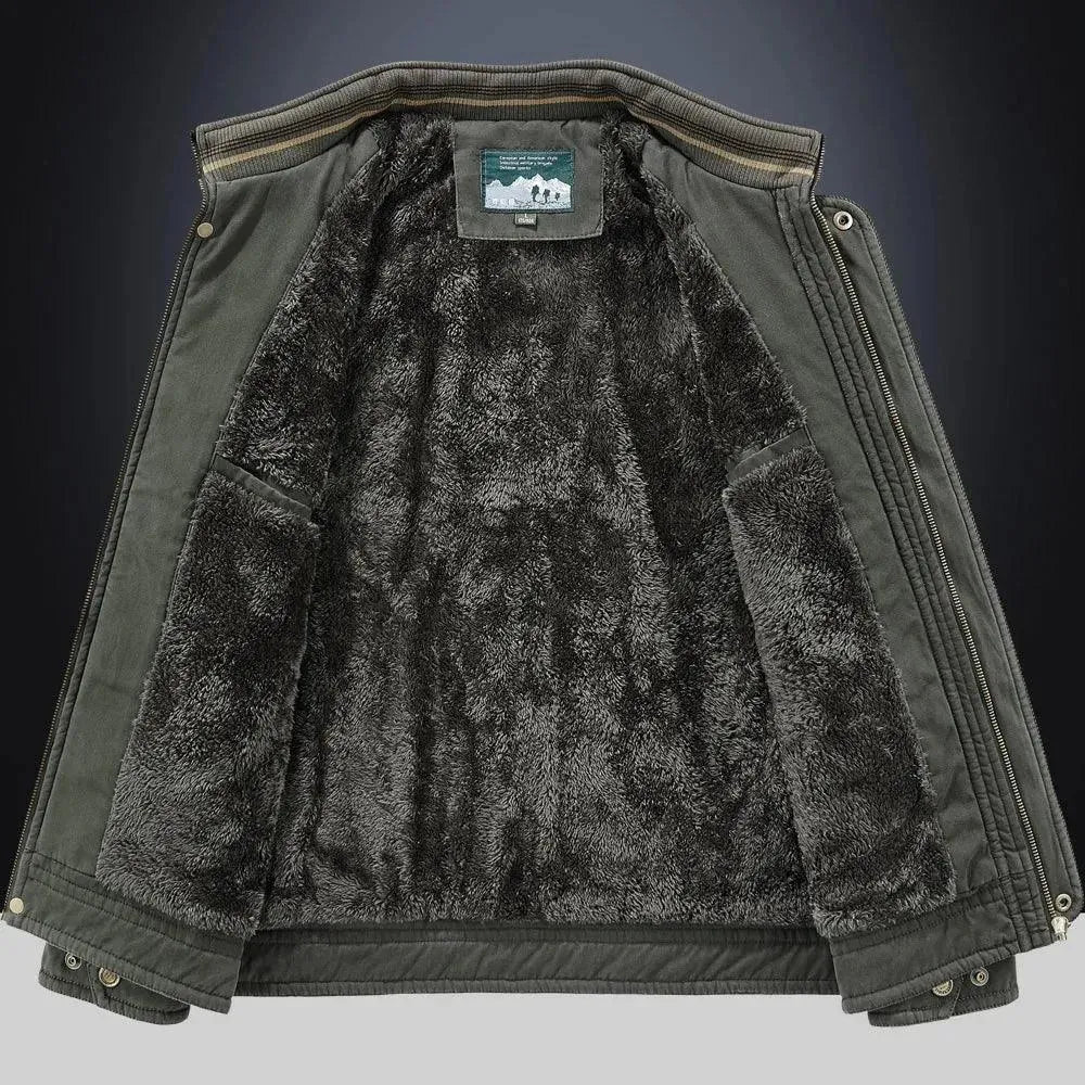 Men’s Bomber Jacket Warm Casual Style