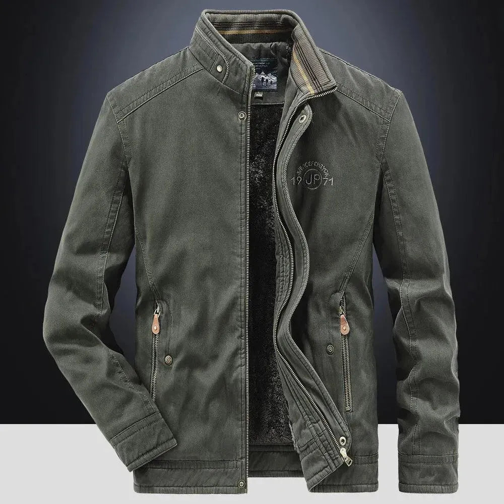Men’s Bomber Jacket Warm Casual Style