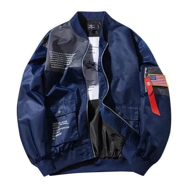 Men’s Camo Bomber Jacket Urban Style