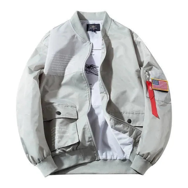 Men’s Camo Bomber Jacket Urban Style