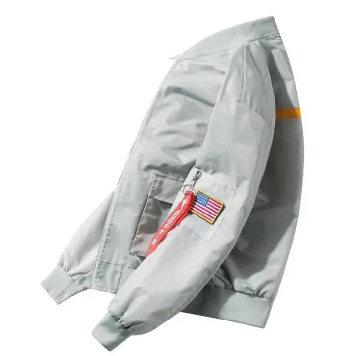 Men’s Camo Bomber Jacket Urban Style