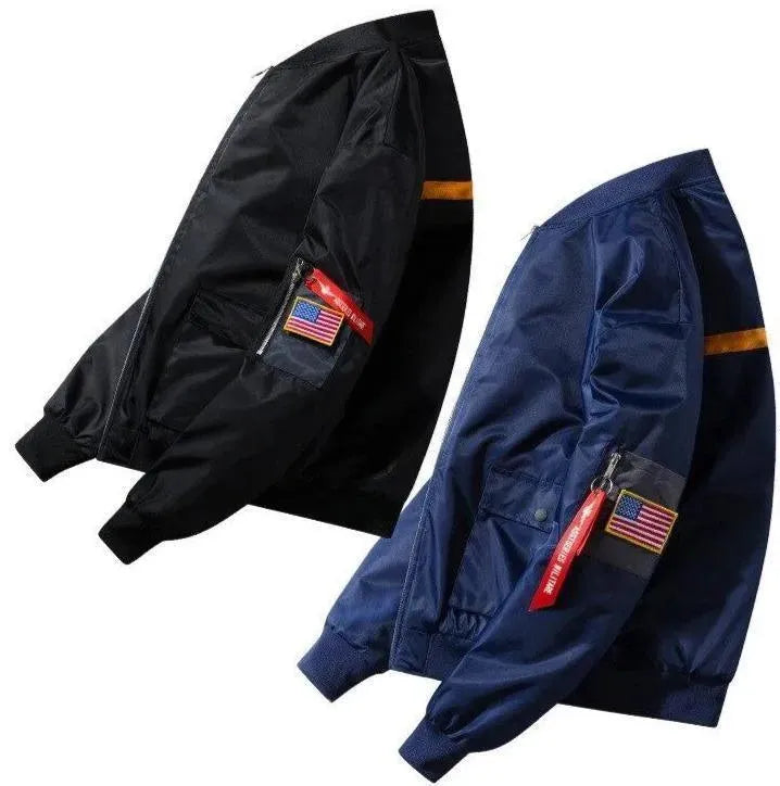 Men’s Camo Bomber Jacket Urban Style