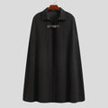 Men's Cape Coat Loose Fit Layering Style