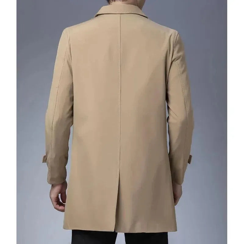 Men's Car Coat Single Breasted Classic Fit-men's coat-LeStyleParfait