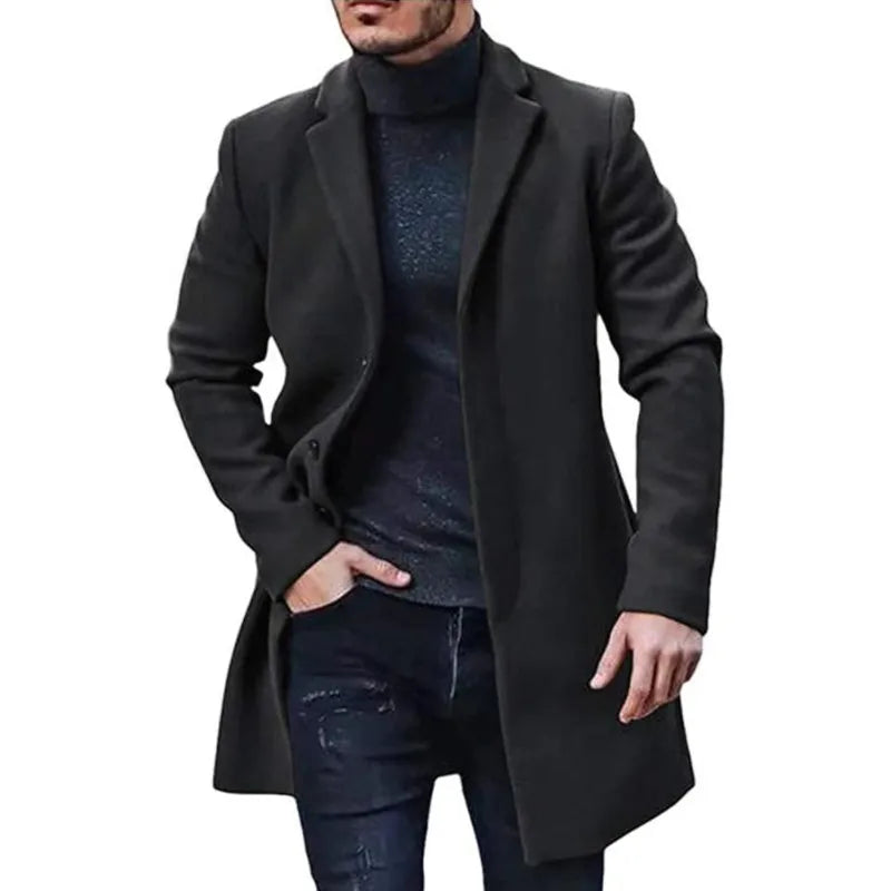 Men's Casual Sport Jacket Button Front Style