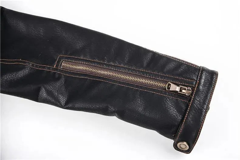 Men’s Classic Biker Jacket Casual Style