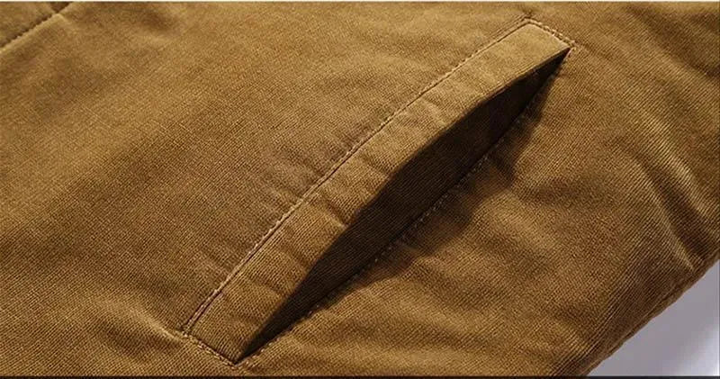 Men’s Corduroy Trucker Jacket Warm Style