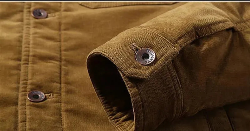 Men’s Corduroy Trucker Jacket Warm Style
