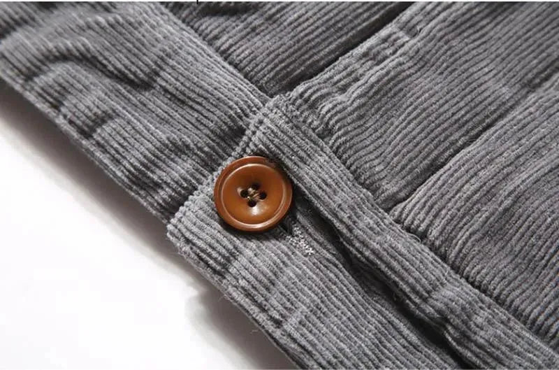 Men’s Corduroy Winter Jacket Warm Style