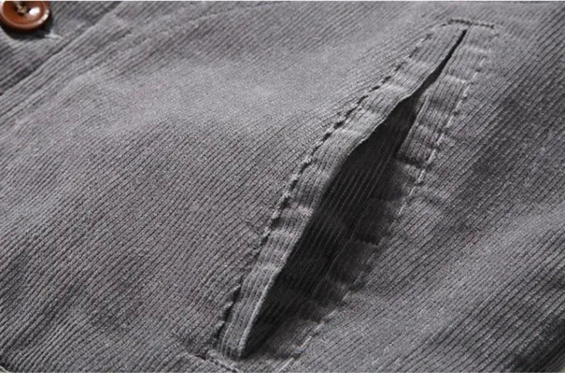 Men’s Corduroy Winter Jacket Warm Style