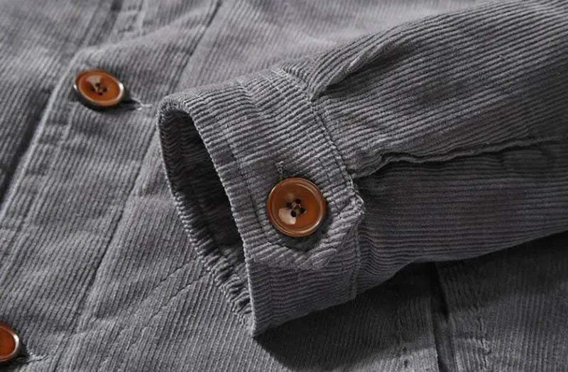 Men’s Corduroy Winter Jacket Warm Style