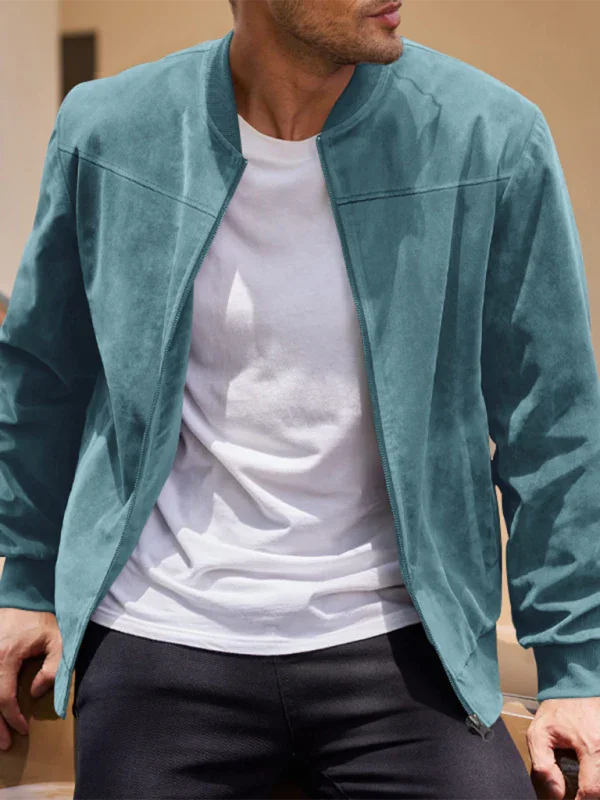 Men's Cotton Bomber Jacket Retro Casual Style