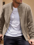 Men's Cotton Bomber Jacket Retro Casual Style