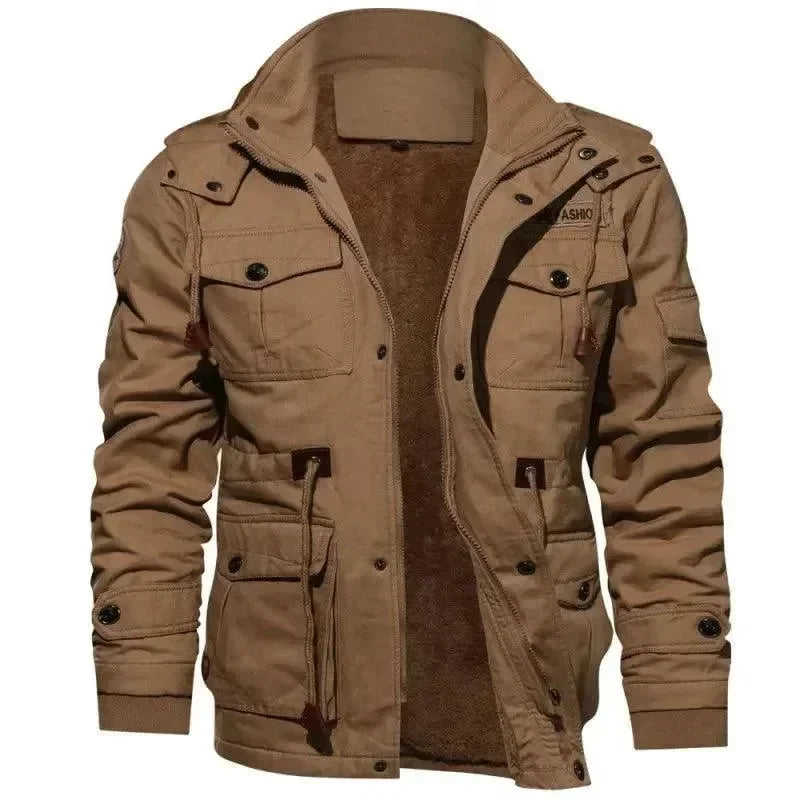 Men’s Cotton Trucker Jacket Utility Style
