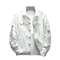 Men’s Denim Trucker Jacket Streetwear Style