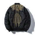 Men’s Embroidered Bomber Jacket Style