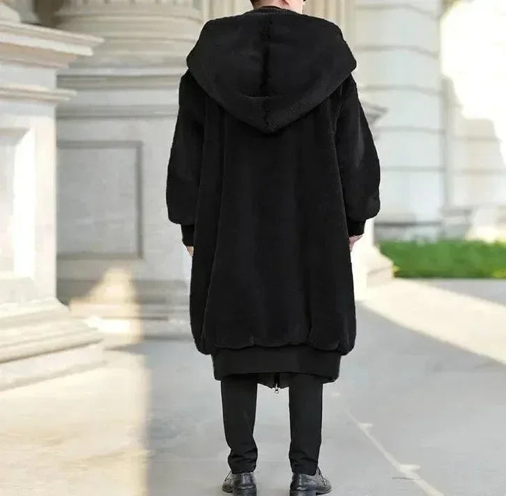 Men's Faux Fur Coat Loose Fit Winter Style
