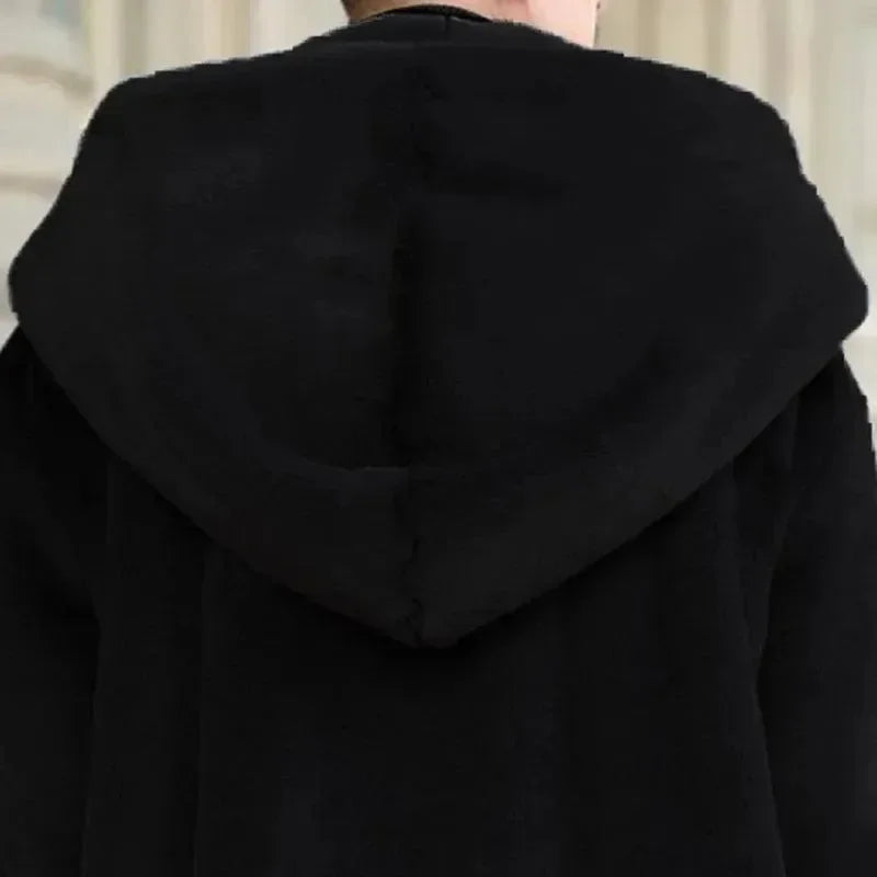 Men's Faux Fur Coat Loose Fit Winter Style