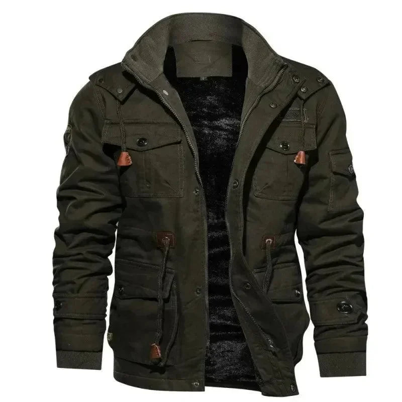 Men’s Field Jacket Multi Pocket Utility Style