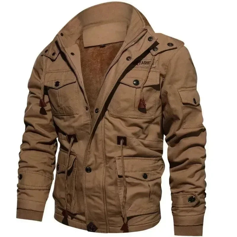 Men’s Field Jacket Multi Pocket Utility Style