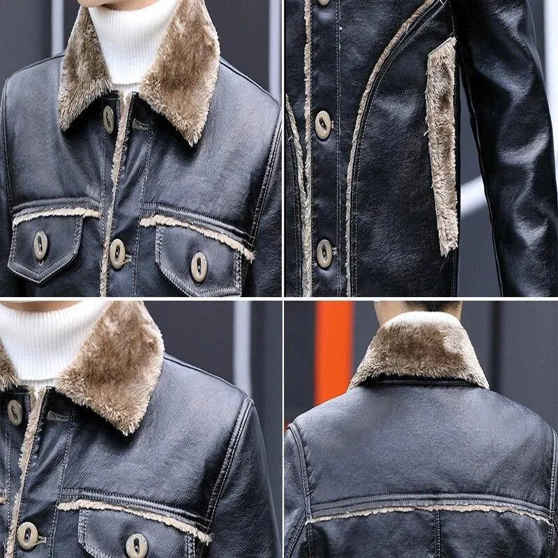 Men’s Fleece Lined Bomber Jacket Style