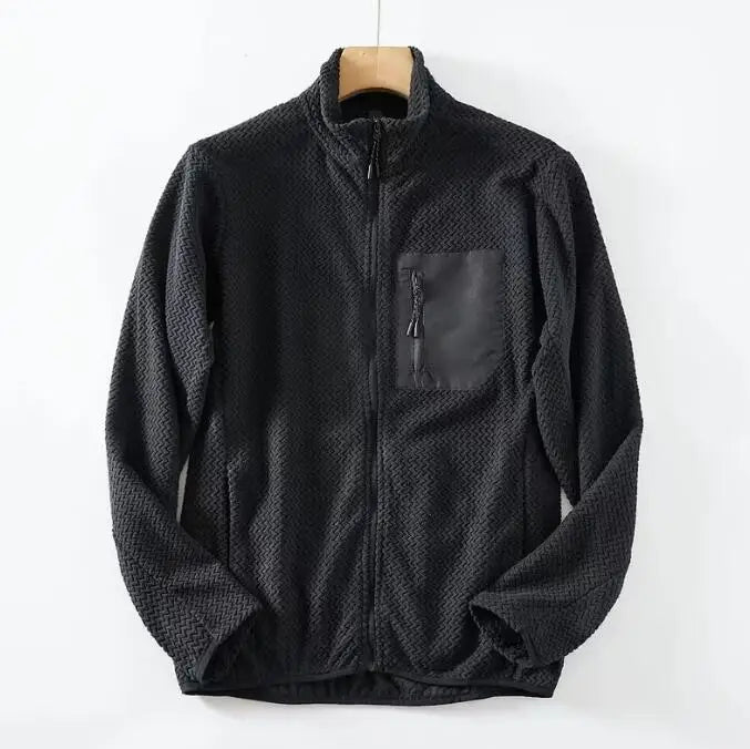 Men's Fleece Lined Windbreaker Jacket Lightweight Style