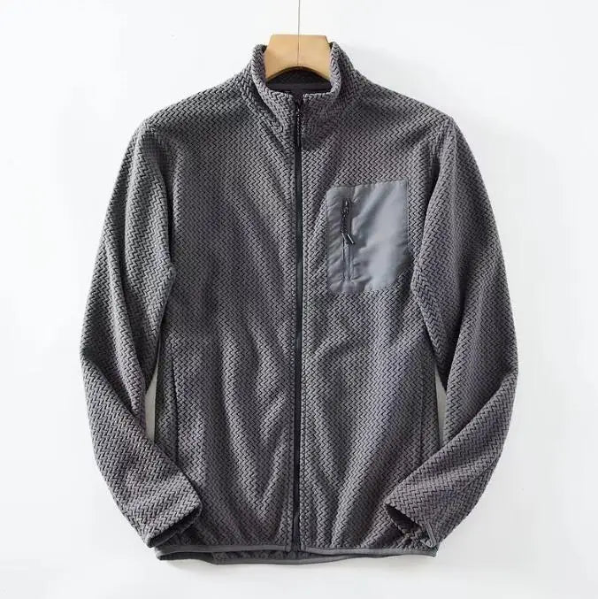 Men's Fleece Lined Windbreaker Jacket Lightweight Style
