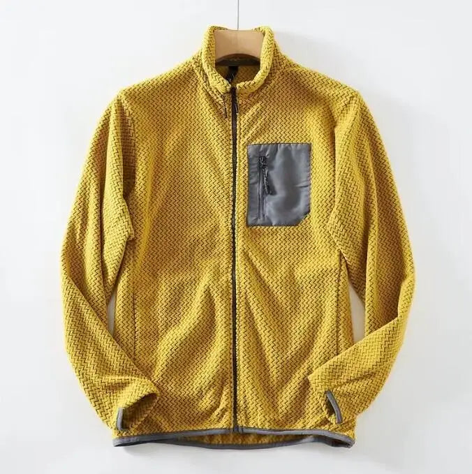 Men's Fleece Lined Windbreaker Jacket Lightweight Style