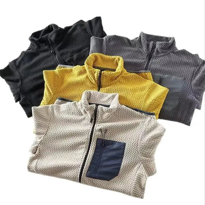 Men's Fleece Lined Windbreaker Jacket Lightweight Style