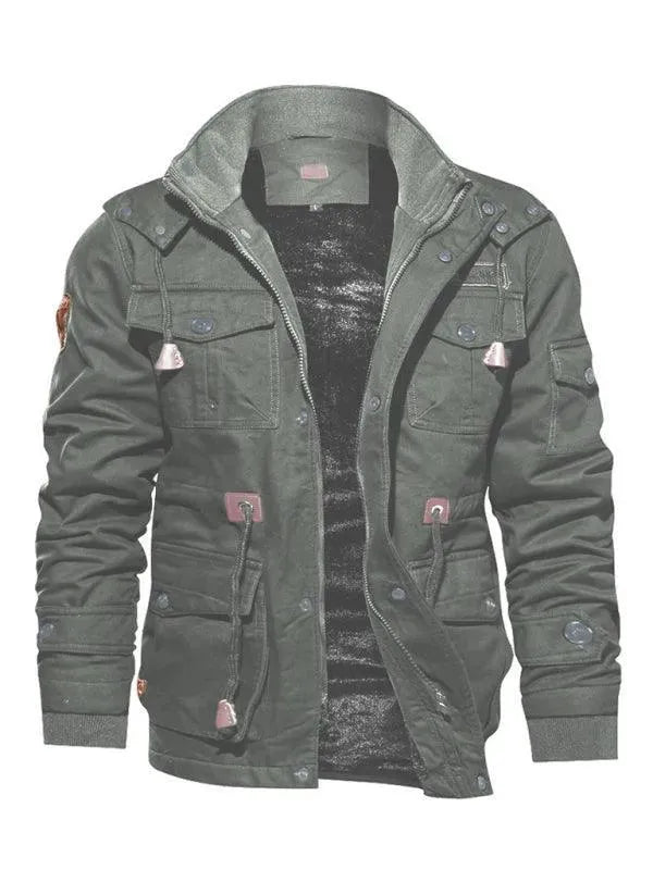 Men’s Hooded Parka Jacket Winter Style
