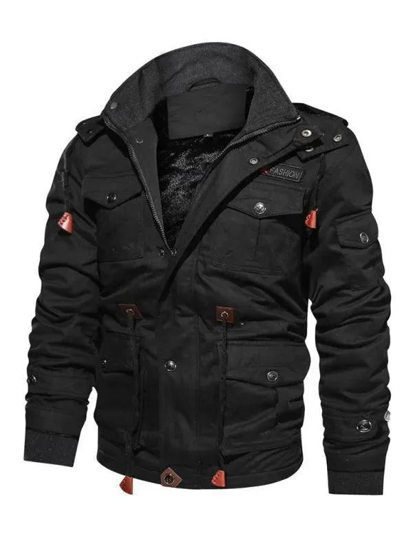 Men’s Hooded Parka Jacket Winter Style
