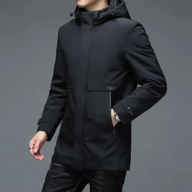 Men’s Hooded Puffer Jacket Winter Style