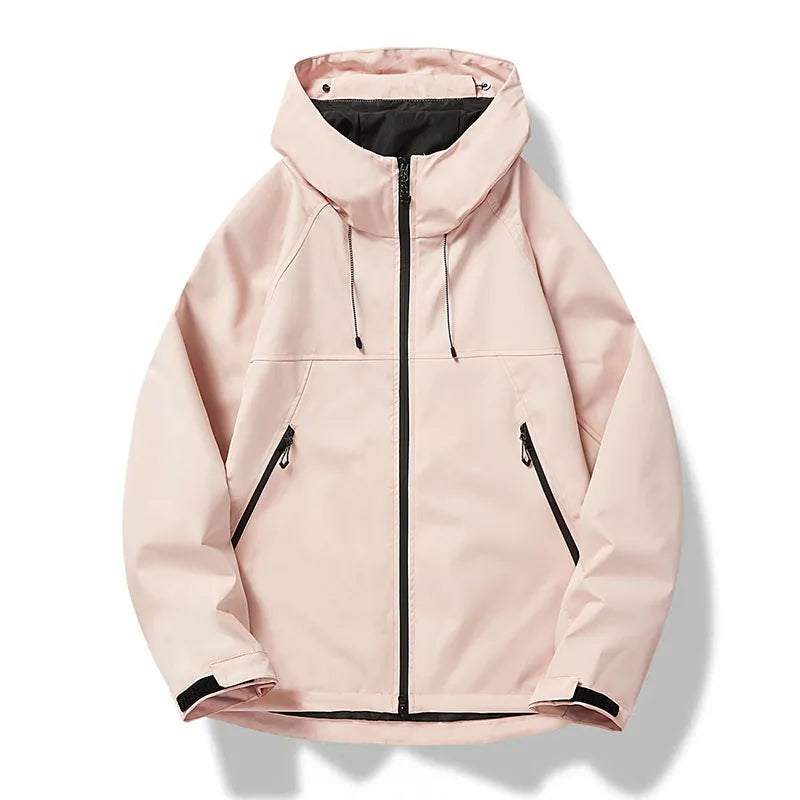 Men's Hooded Waterproof Jacket Lightweight Outdoor Style