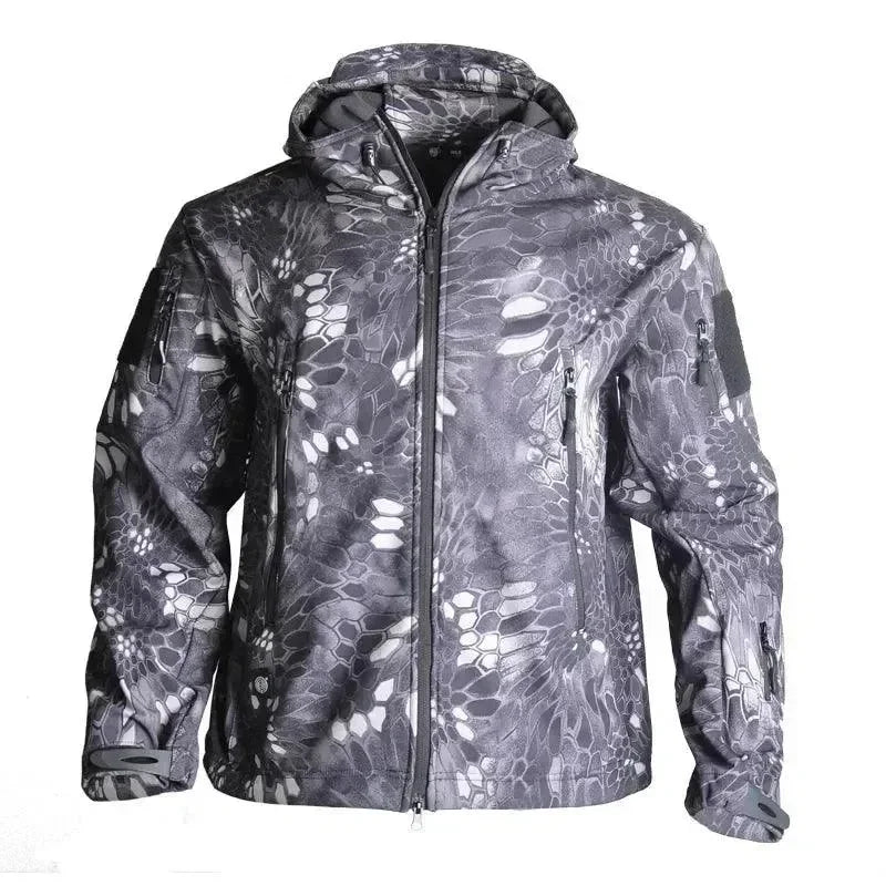 Men’s Hooded Waterproof Jacket Outdoor Style