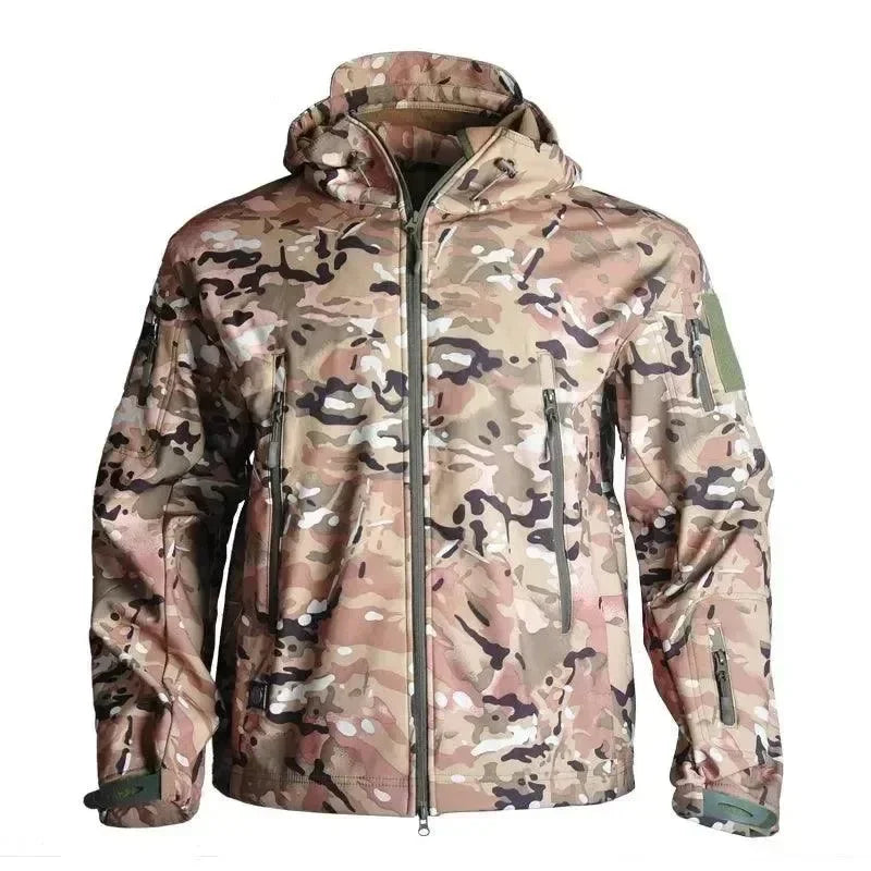 Men’s Hooded Waterproof Jacket Outdoor Style