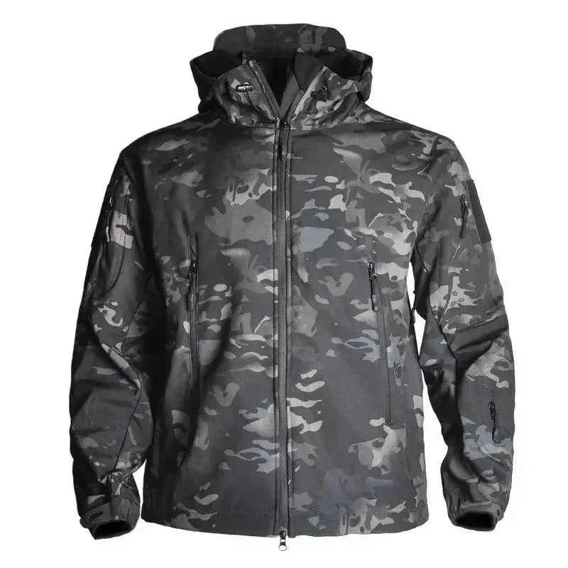 Men’s Hooded Waterproof Jacket Outdoor Style