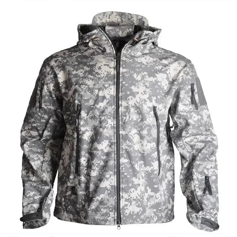 Men’s Hooded Waterproof Jacket Outdoor Style