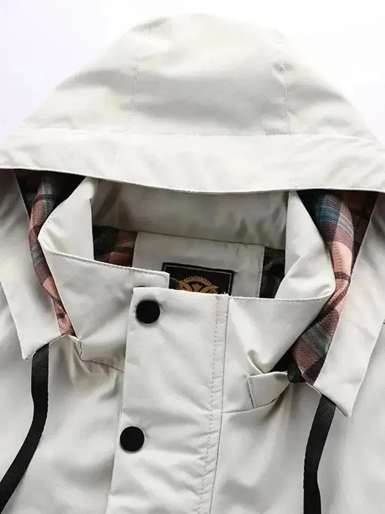 Men’s Hooded Waterproof Jacket Outdoor Wear