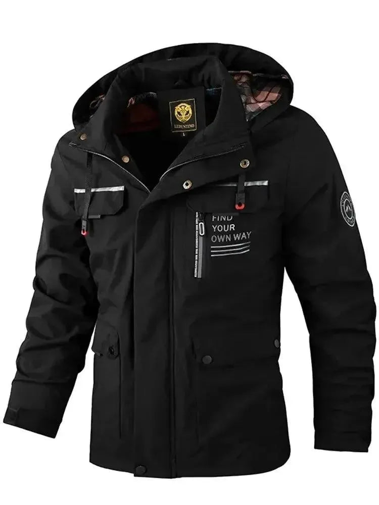 Men’s Hooded Waterproof Jacket Outdoor Wear