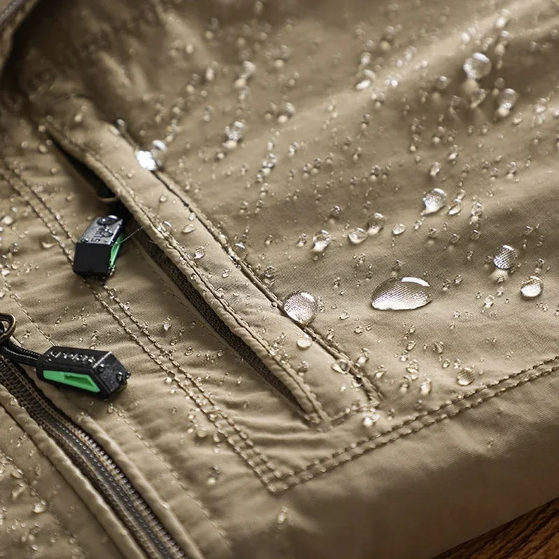 Men's Hooded Windbreaker Jacket Lightweight Outdoor Style