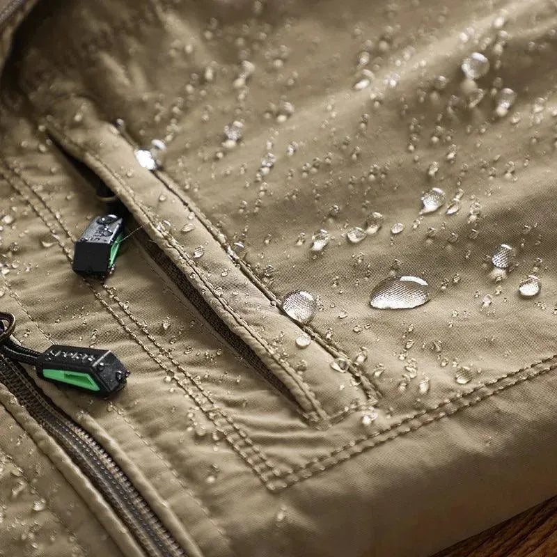 Men’s Hooded Windbreaker Jacket Outdoor Style