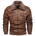 Men’s Leather Trucker Jacket Classic Style
