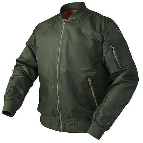 Men’s Lightweight Bomber Jacket Casual Style