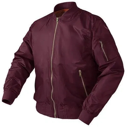 Men’s Lightweight Bomber Jacket Casual Style